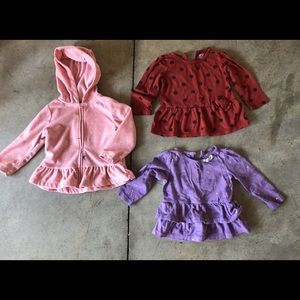 Baby Girl Long Sleeves 18M Bundle